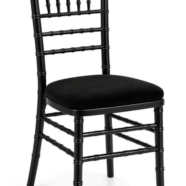 čierna chiavari stolička, prenájom čiernych chiavari stoličiek, prenájom stoličiek, stoličky na prenájom
