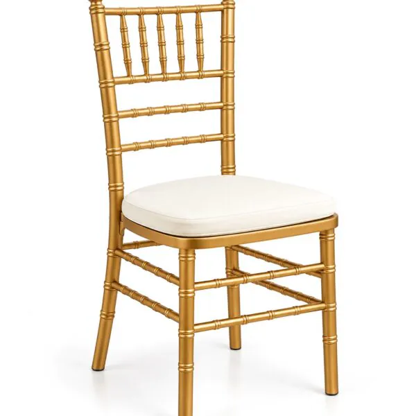 zlatá chiavari stolička, chiavari stolička na prenájom, prenájom chiavari stoličiek, svadobné stoličky, zlaté stoličky, prenájom inventáru
